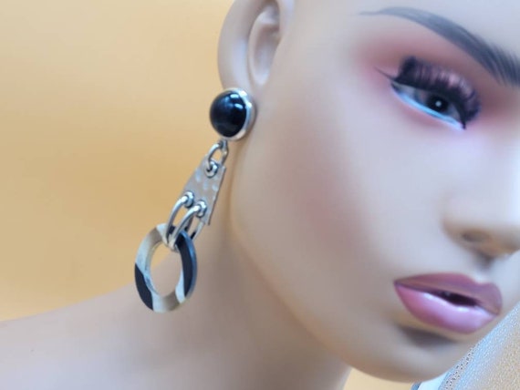 St John large dangling earrings - image 1