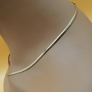 Vintage Krementz gold filled chain necklace image 6