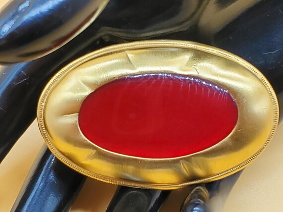 vintage unsigned Anne Klein Byzantine style gold … - image 1