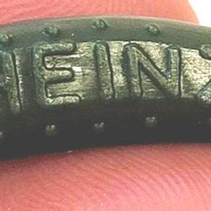 Vintage Heinz plastic pickle pin