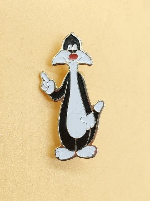 Vintage Warner Bros Sylvester pin - image 1