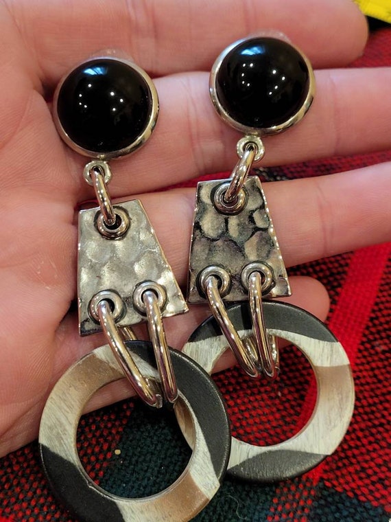 St John large dangling earrings - image 7