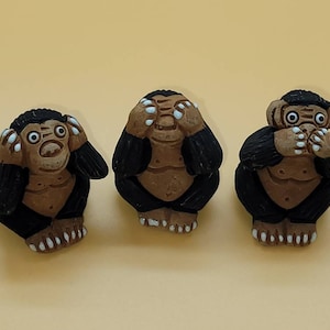 Vintage three wise Monkeys