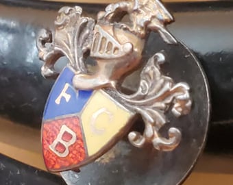vintage 14k enamel Knights of Pythias pin