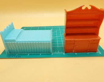 Vintage plastic sale dollhouse