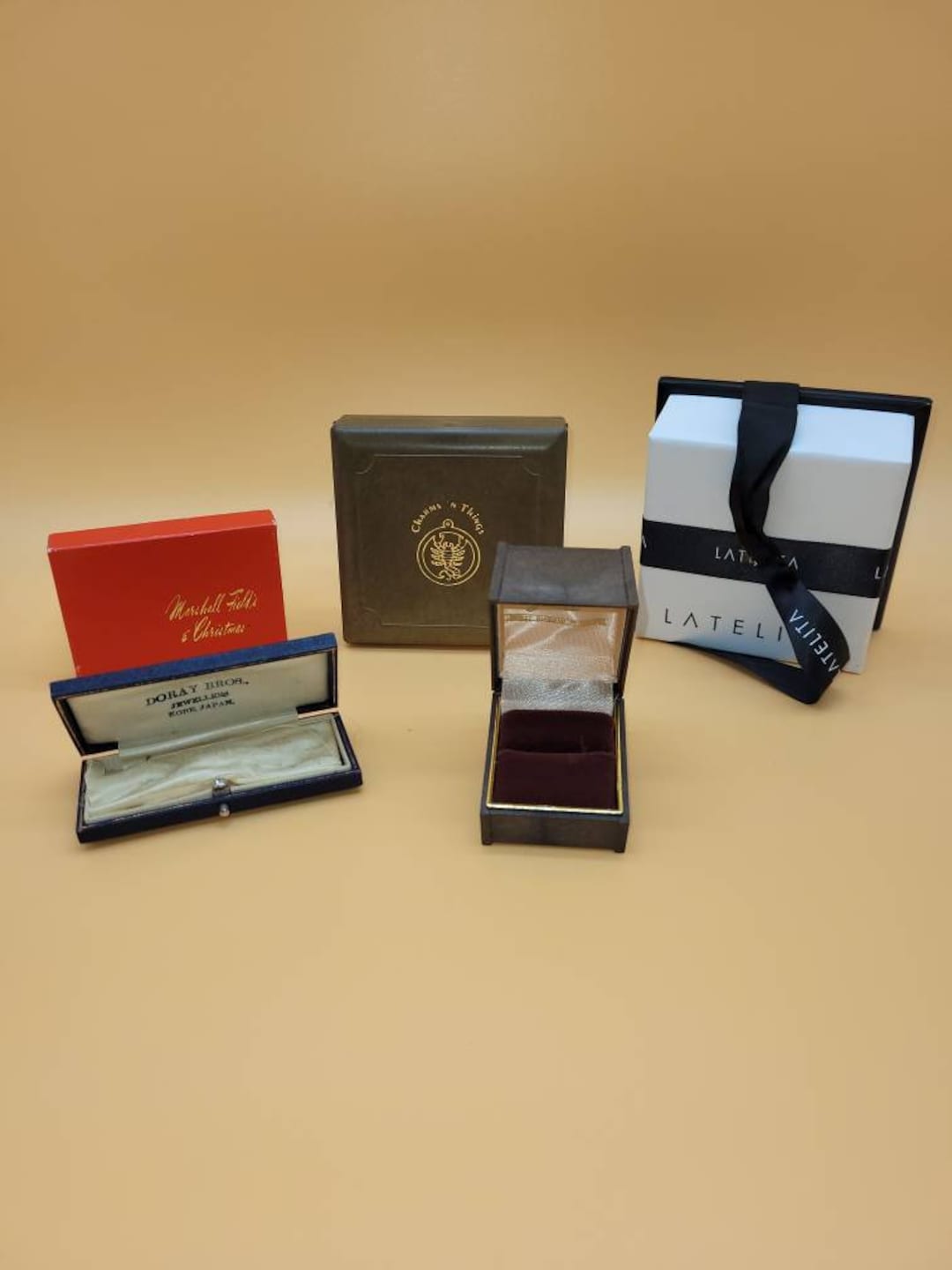 Vintage EMPTY Jewelry Box Select Styles Etsy