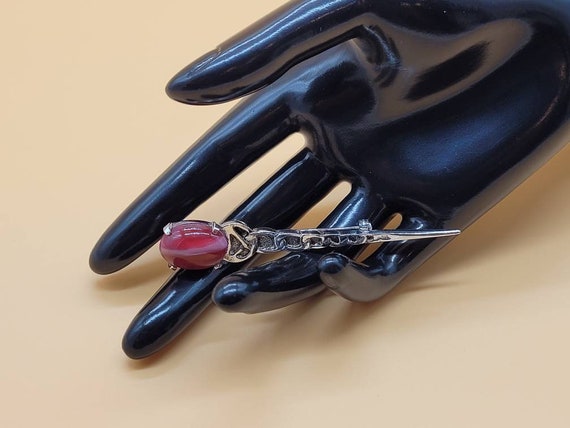 Dawson Bowman DB Scotland silver tone Celtic staf… - image 1