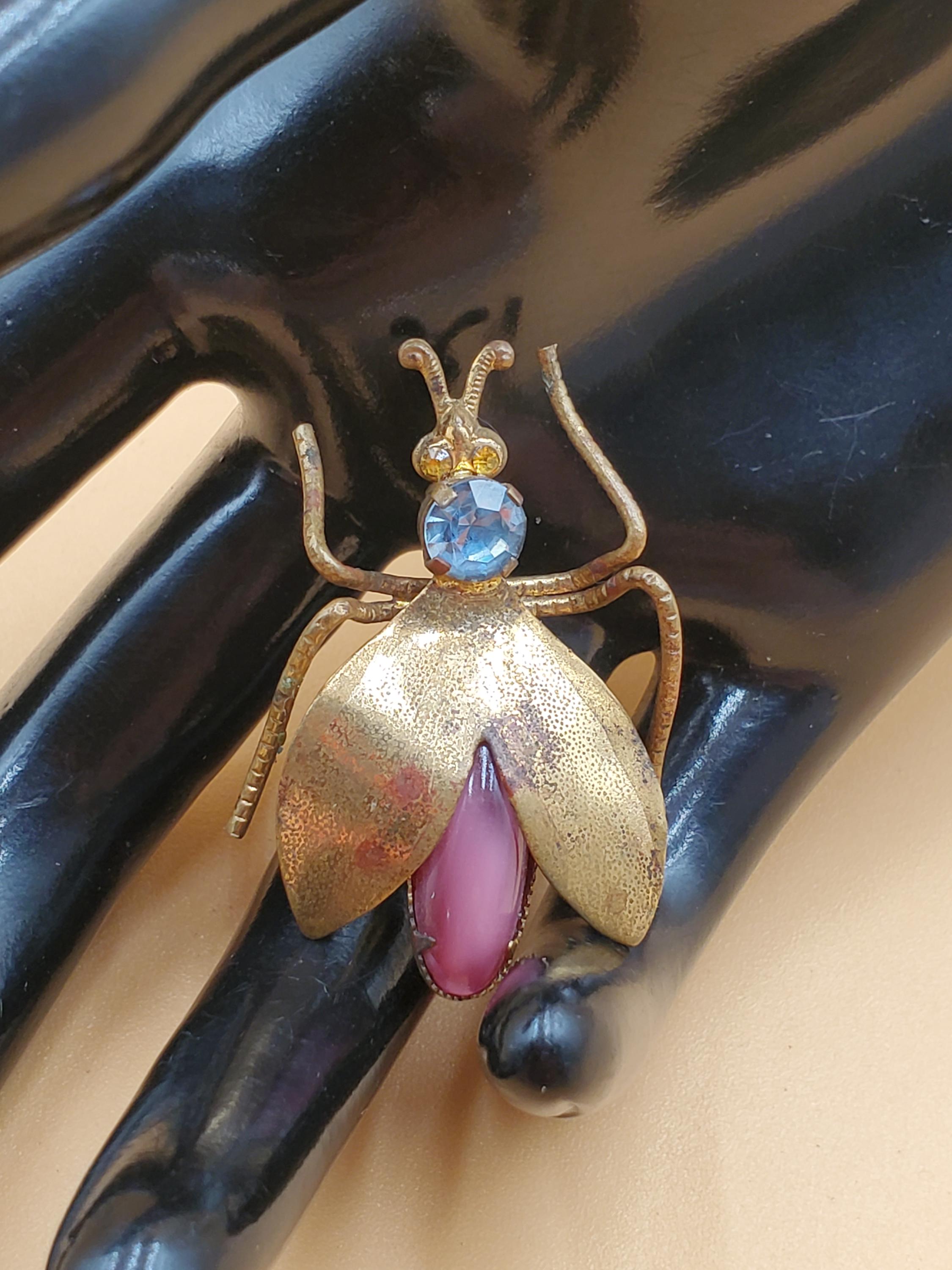 ゲンママ様 Czechoslovakiaヴィンテージ ブローチ9995 Czech Vintage Brooch - Etsy