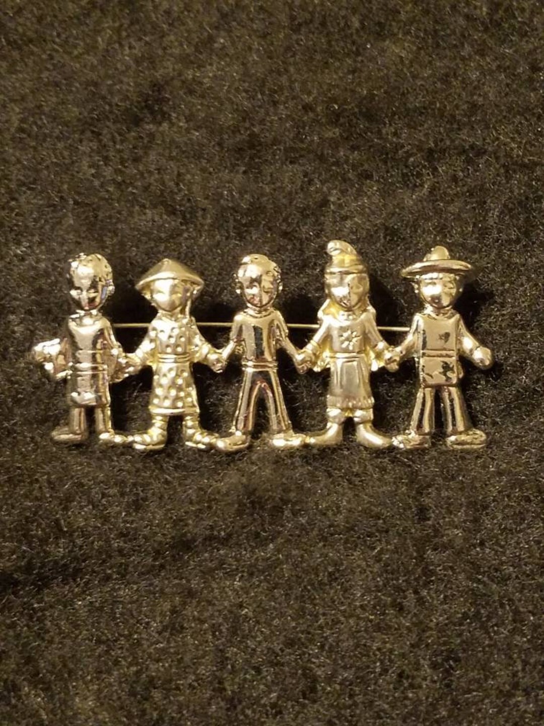 BROCHE ANCIENNE FIN XIXè Plaqué Or Victorian Jewel Gold Filled Brooch