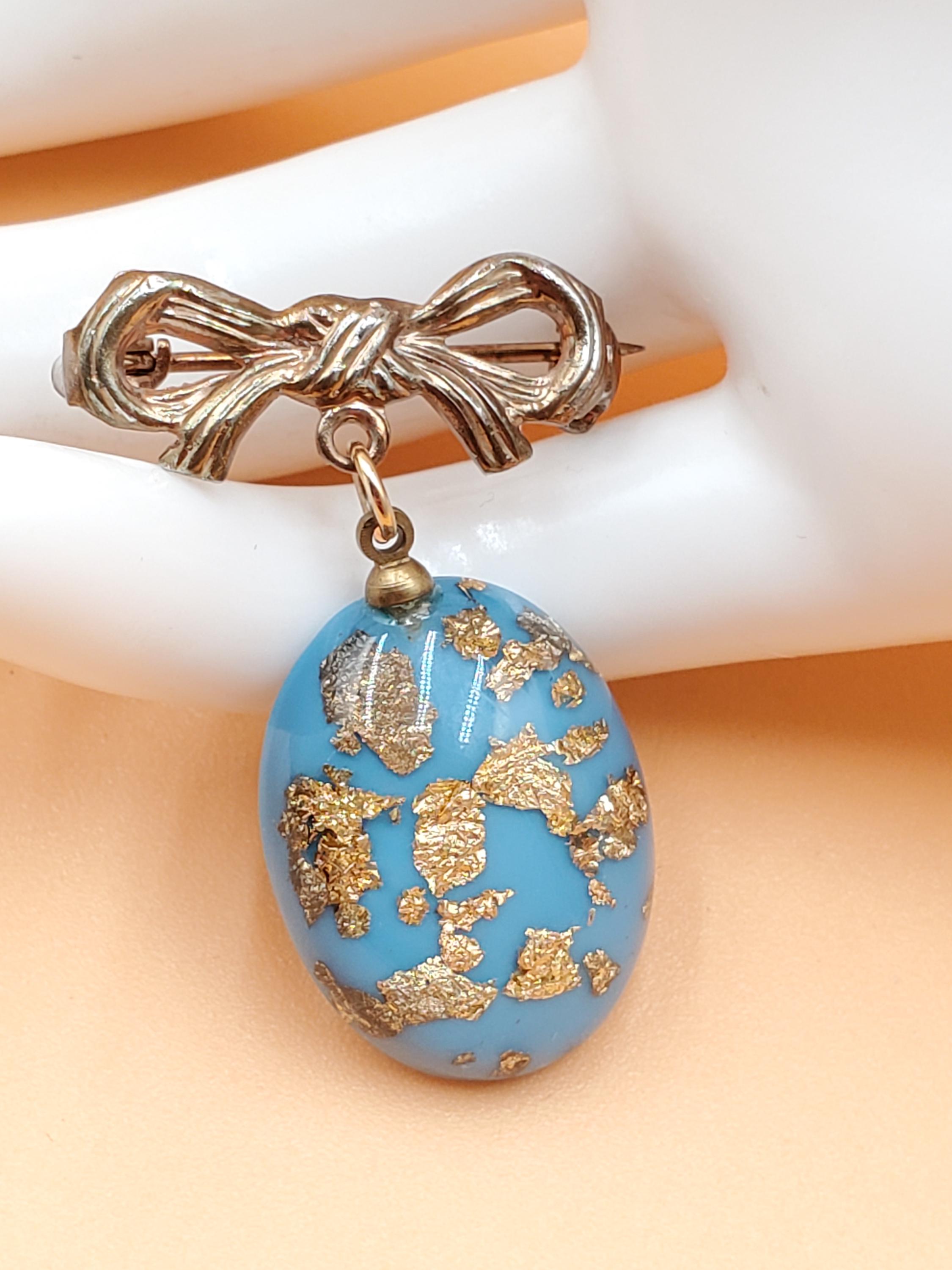 Robin's Egg Brooch - Etsy