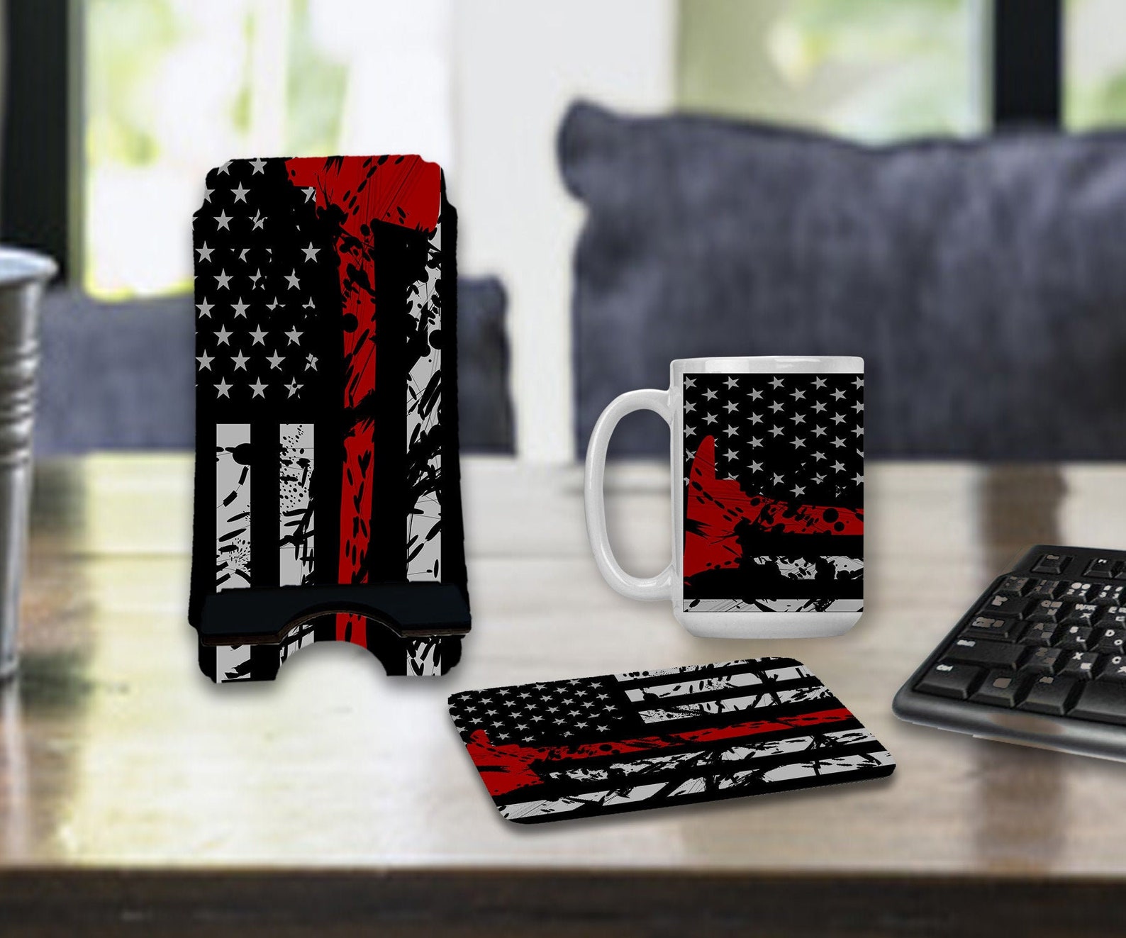 Firefighter desk set Etsy