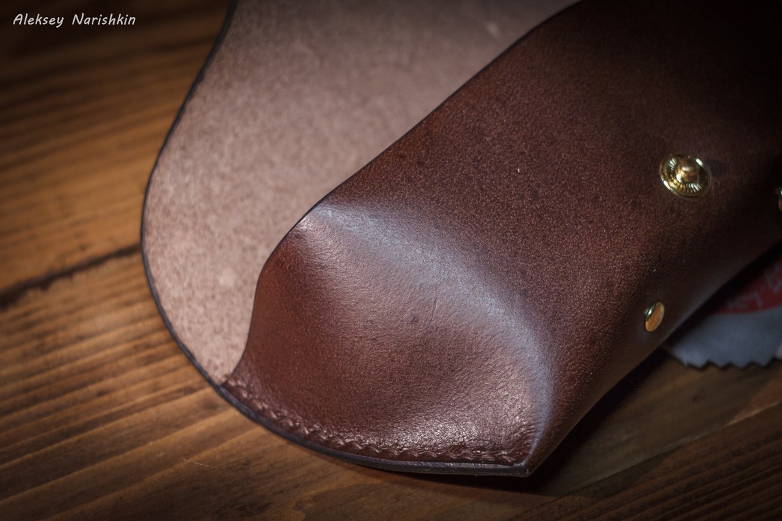 Ray Ban Eyeglass Case Handmade Brown Personalized Holder Ray Etsy