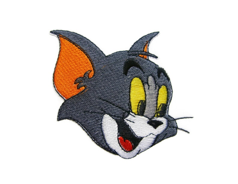 Tom and Jerry Iron On Patches Sew Kids Embroidered Mouse