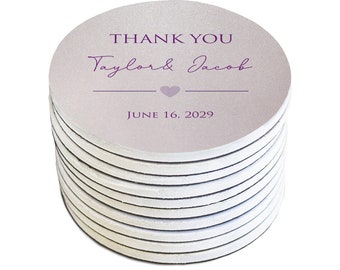 Magnets personalized wedding favors, Wedding magnets, Thank you magnets