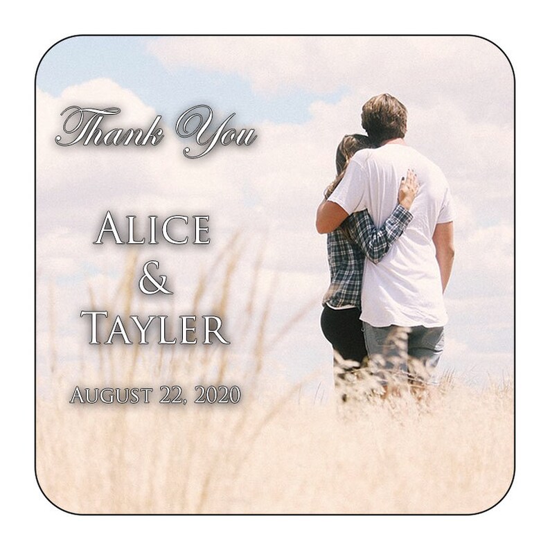 Wedding magnets Thank you magnets Personalized wedding favors