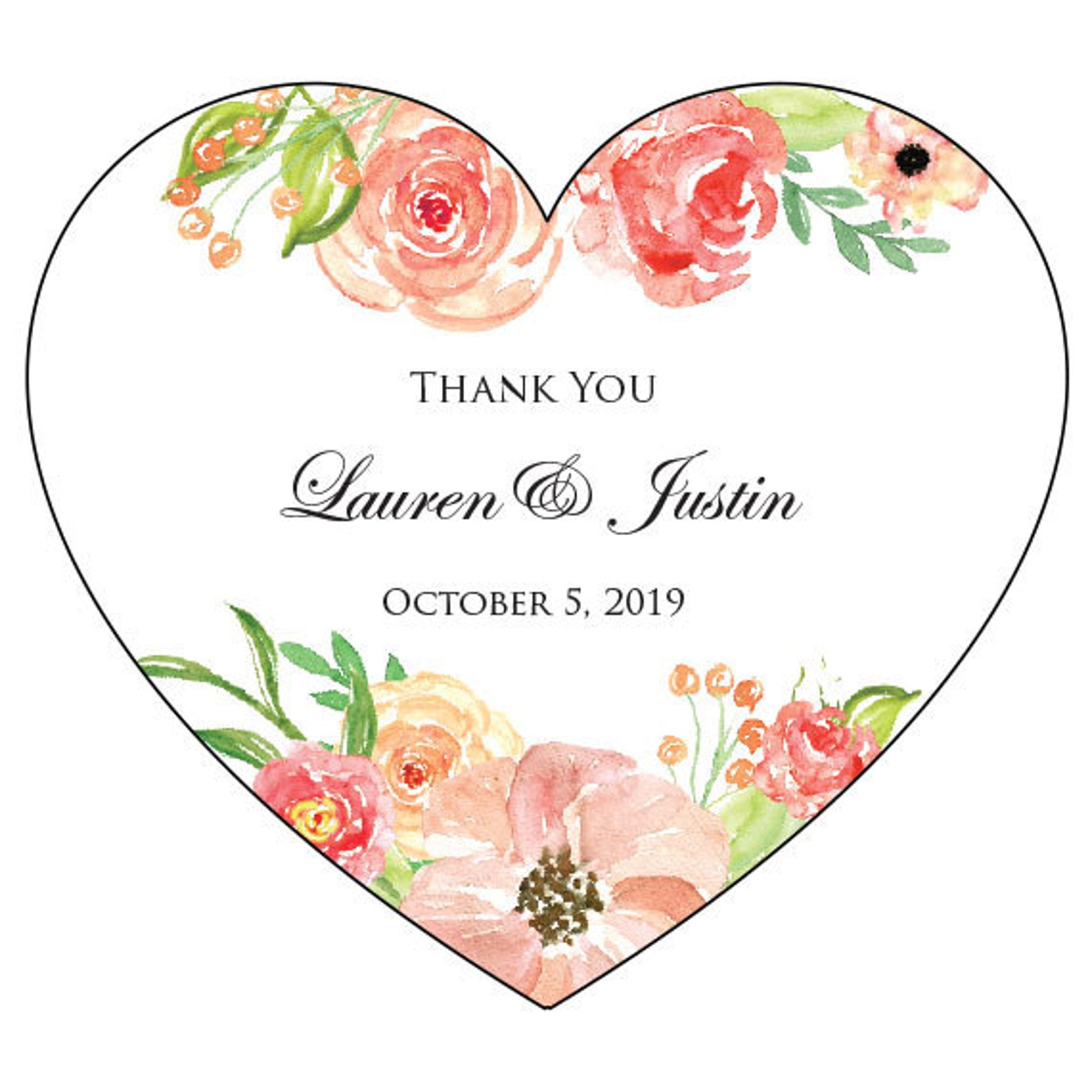 Thank You Wedding Fridge Gifts Etsy