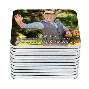 Birthday magnets party favor magnets great thank you gifts for your guests 20th | 30th | 40th | 50th | 60th | 70th | 80th birthday
