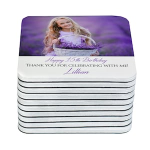 Quinceañera favors party magnets personalized custom thank you gifts for your guests 15th birthday favors