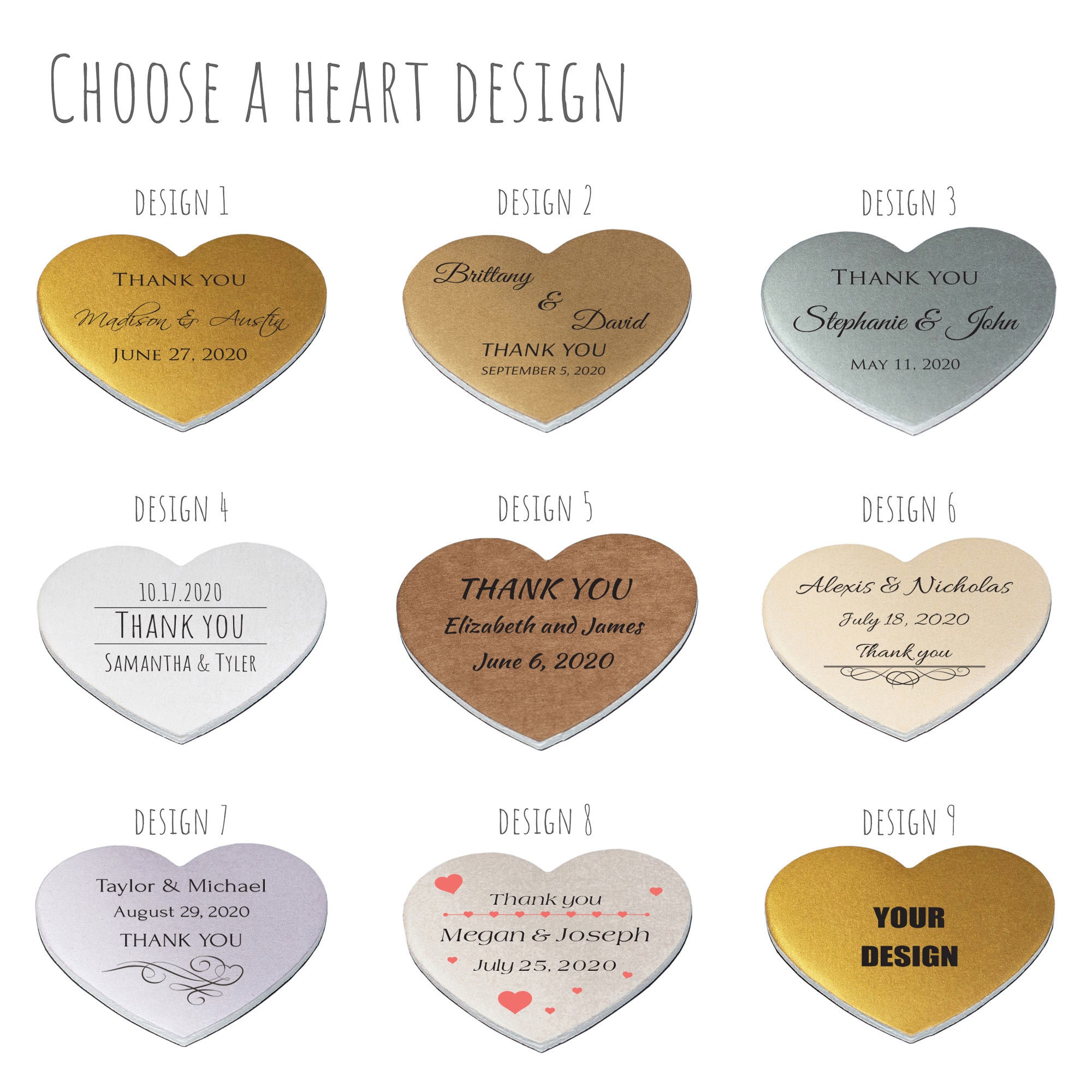 Wedding Thank You Personalized Wedding Etsy