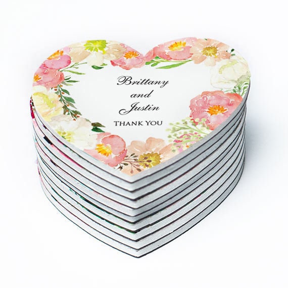 Hochzeit Magnete Danke Magnete Personalisierte Hochzeit Etsy