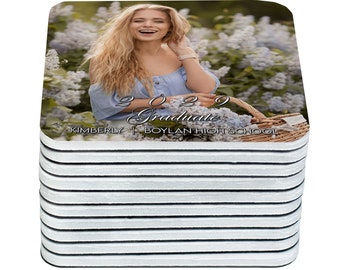 Graduation magnets class of 2025 custom personalized photo graduate party favors