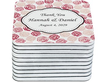 Personalized wedding favors magnets, Thank you magnets, fast delivery.