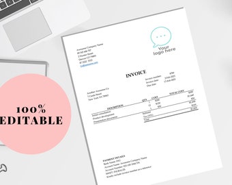 May include: A black and white invoice template with the text "INVOICE" at the top. The invoice includes a company name, address, and contact information. The invoice also includes a list of items, quantities, costs, and total cost.