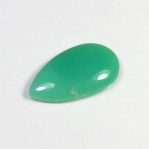 Chrysoprase Cabochon, 28x16mm, Green Chrysoprase Gemstone, 18cts, Natural Green Chrysoprase, Smooth Chrysoprase Loose For Jewelry Creations,