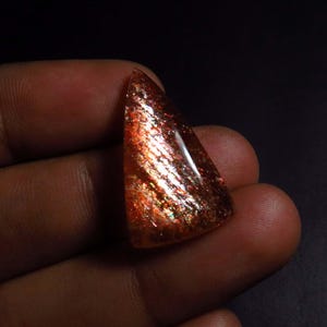 Cabochon di pietra del sole di prima qualità sciolto, pietra preziosa di pietra del sole a reticolo arcobaleno, 25 x 14 mm, pietra del sole africana naturale, 16 carati, pietra del sole fantasia per gioielli,
