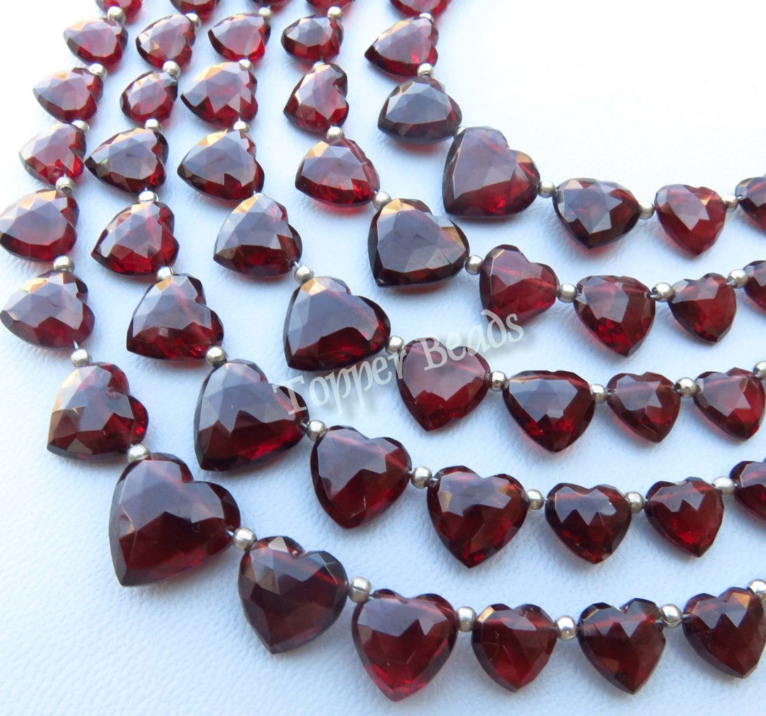 Natural Mozambique Garnet Round Shape AAA Quality Loose Gemstones 1.5mm-14mm - January Birthstone