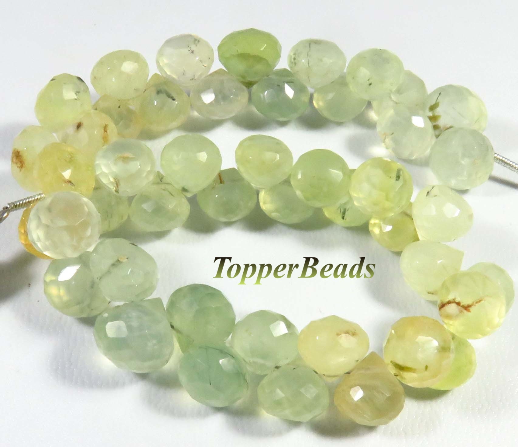 11x22mm Natural Green Prehnite Hand Carved Leaf Briolette Gemstone Bead 11x22mm Natural Green Prehnite Hand Carved Leaf Briolette Gemstone Bead