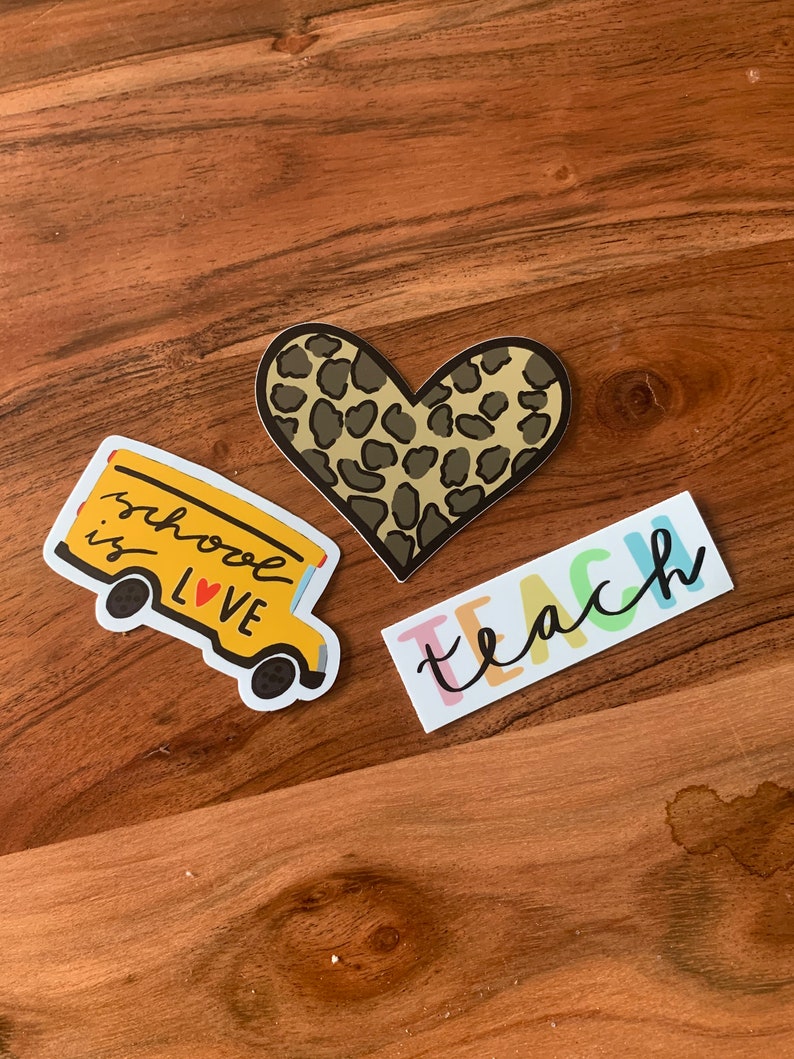 Teach Calligraphy Sticker Hand Letter Sticker Rainbow - Etsy