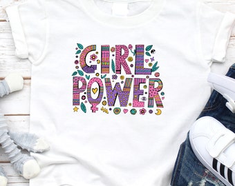 Girl Power T -shirt for toddler girls