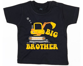 Camiseta de excavadora de Gran Hermano: camiseta de algodón para construcción