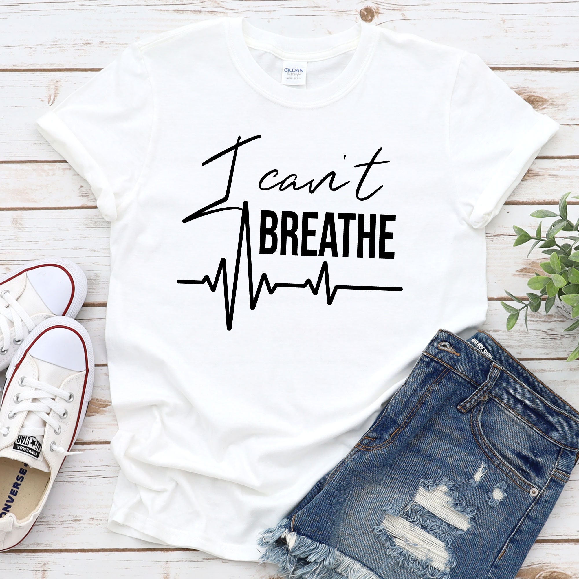 Image of I Can't Breathe Shirt, Black Lives Matter Human Rights Shirt, History T-Shirt, Racial Equality Justice Uk