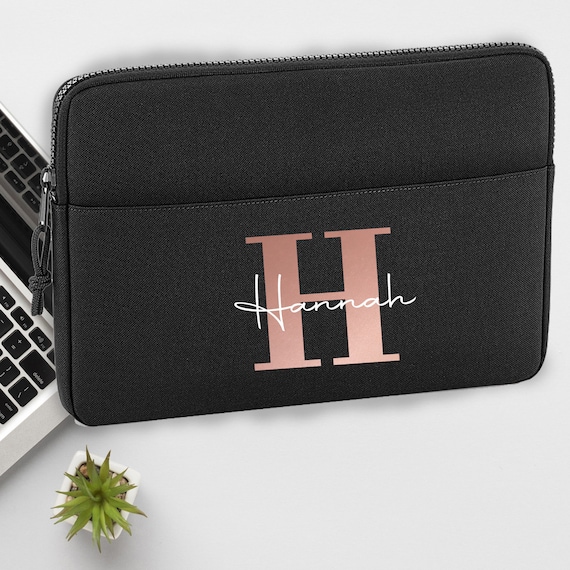 Personalized Name and Initials Laptop Case Monogram Laptop 