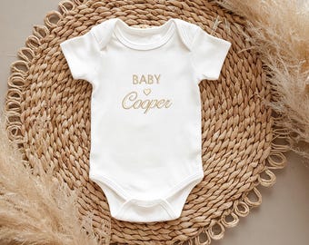 Custom Embroidered Baby Bodysuit: Personalized Newborn Gift