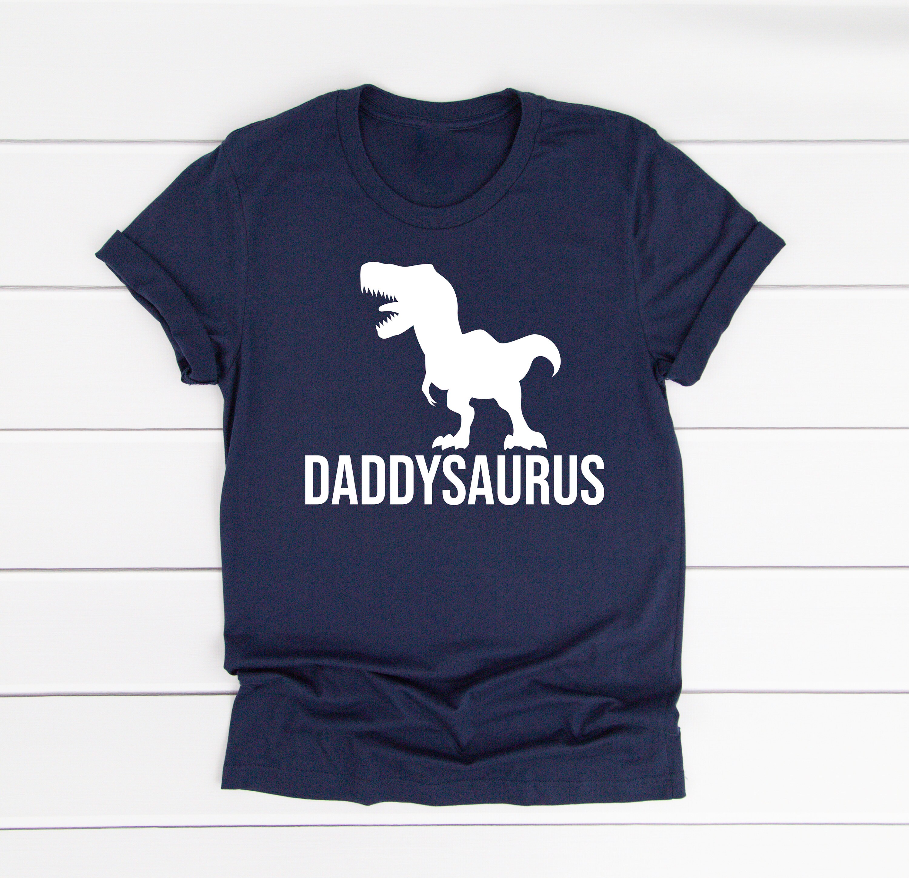 Image of Daddysaurus Fathers Day Gift, Personalized Shirts For Dad, Dad T Uk, Best Daddy, Cool Shirt