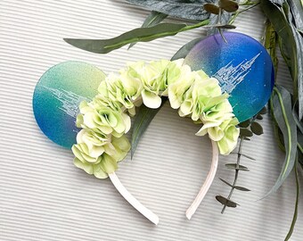 Cinderellas Castle inspired Floral Ears