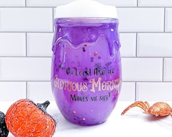 Witches Cauldron Snow Globe Tumbler