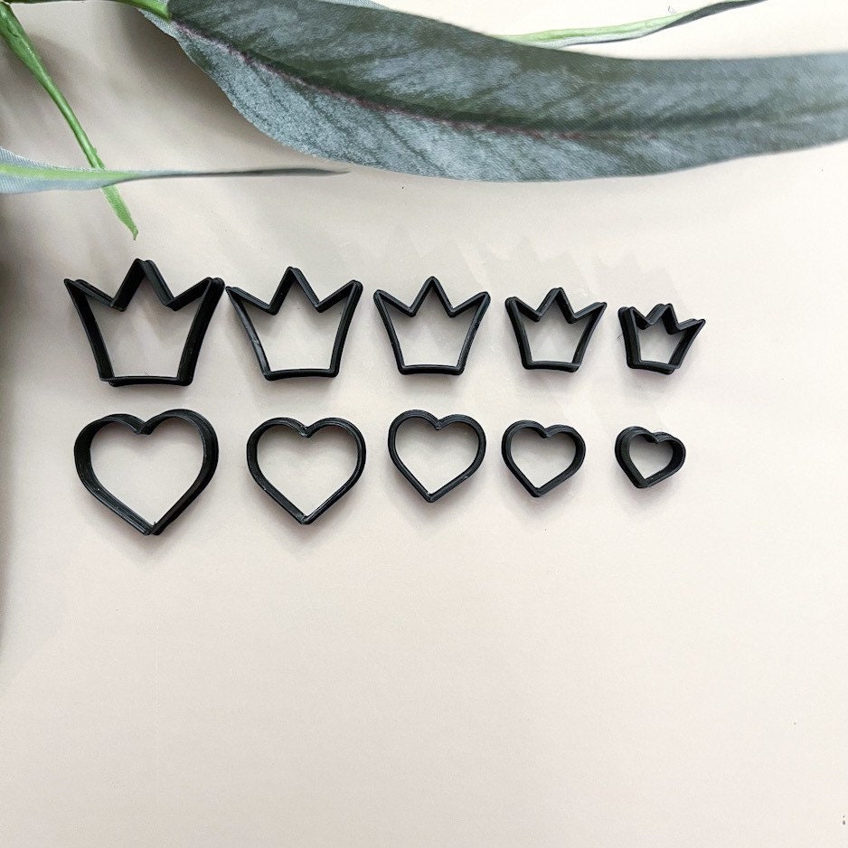 Queen of Hearts Clay Cutters - Disney Inspired Micro Cutters
