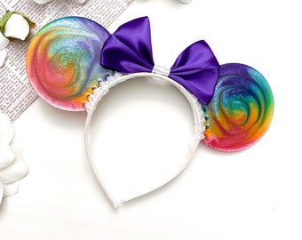 Rainbow Resin Mickey Ears