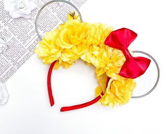 Winnie the Pooh Floral Wire Mouse Ears