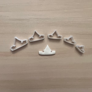 Princess Inspired Crown Cutters - Micro Cutters - Polymer Clay Cutters - Custom Tiara Clay Cutter - 3D Printed Cutter - Sleeping Beauty