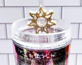Rapunzel inspired Straw Charm