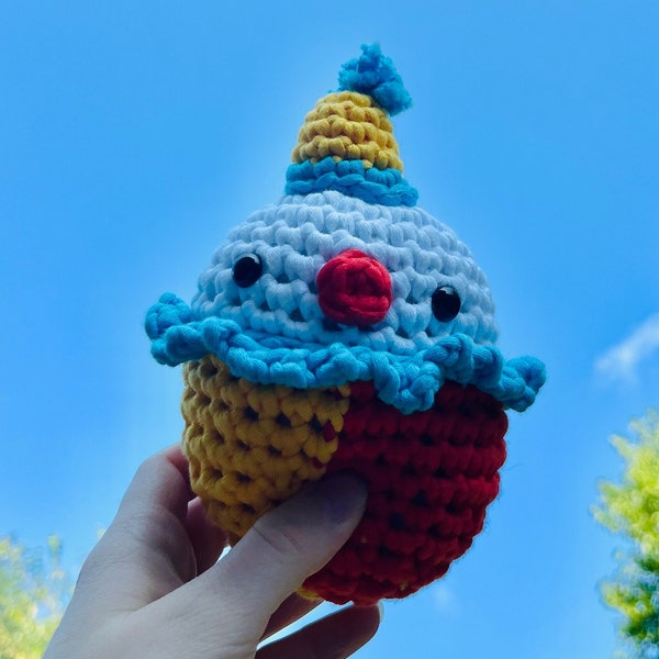 Sawyer the Clown Amigurumi Crochet Pattern