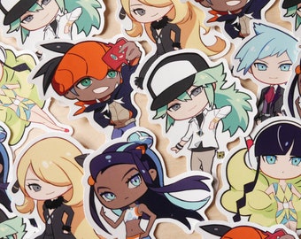 2" STICKERS - Gym Leaders and Champions