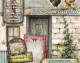 Rustic Charm Collection - A4 and Letter Format (Digital Download)
