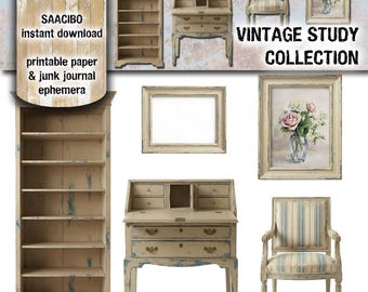 Vintage Study Collection - A4 and Letter Format (Digital Download)