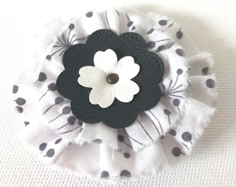 Handmade Flower Broche, Embellishment, Badge, Pin, Lapel, Corsage